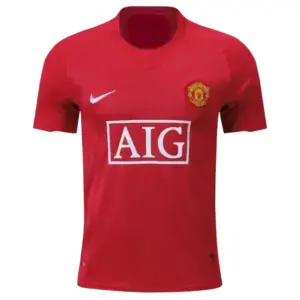 07/08 Man U Home Retro Jersey Front