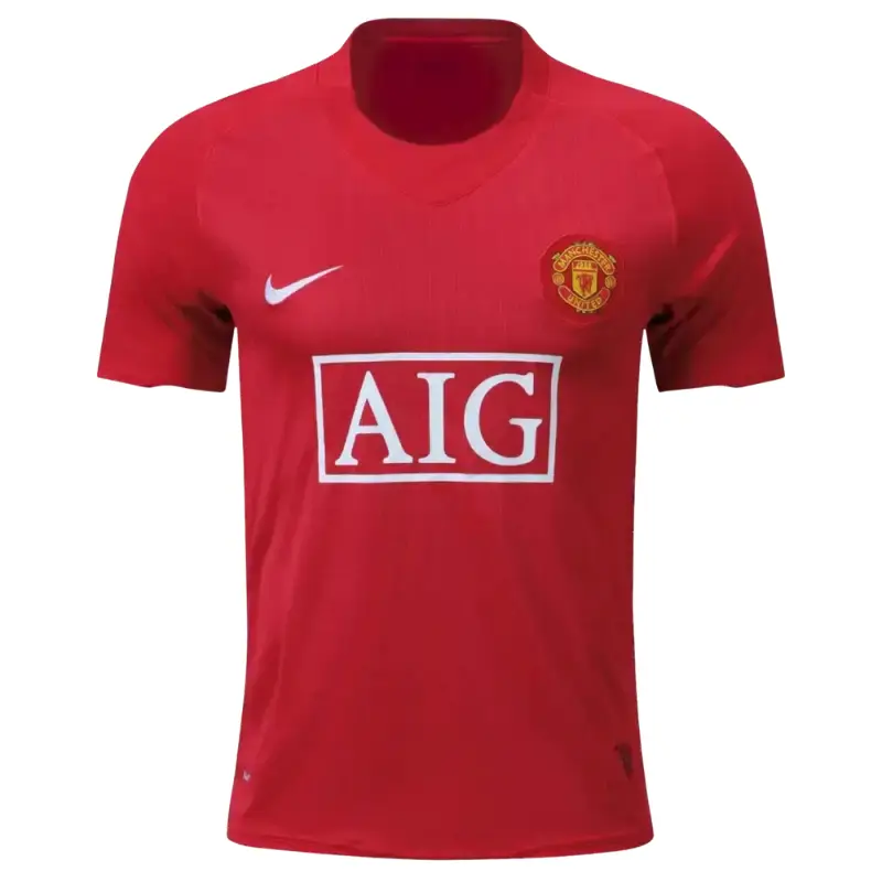 07/08 Man U Home Retro Jersey Front