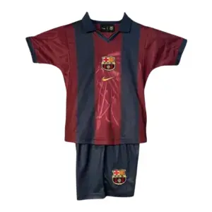 25/26 Kids Barcelona Home CJ Retro Kit Front