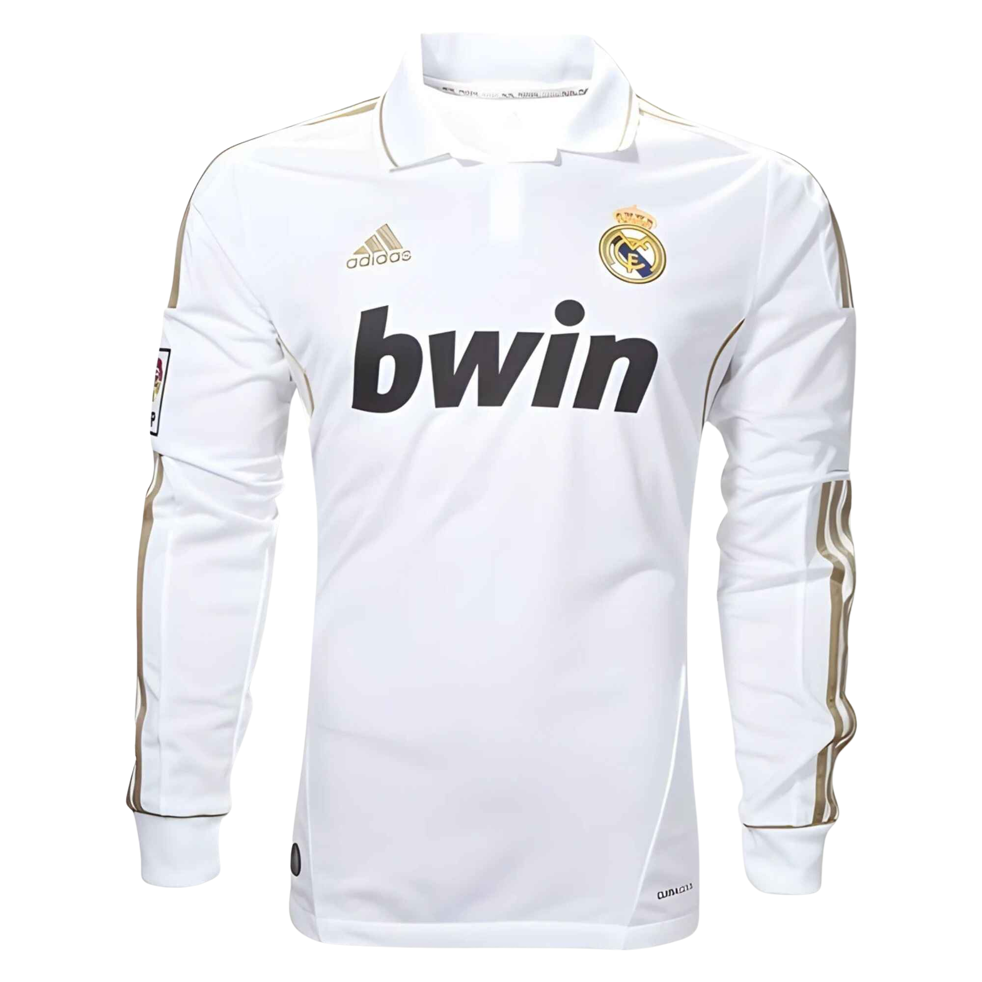 11/12 Real Madrid Long Sleeve Home Retro Jersey Front