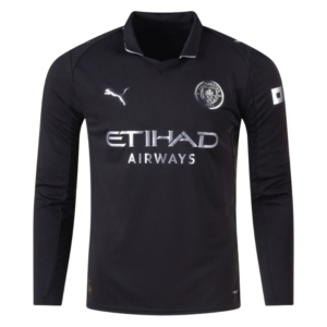 25/26 Manchester City Away Long Sleeve Jersey Front