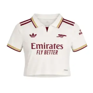 25/26 Arsenal Crop Top Third Jersey Front