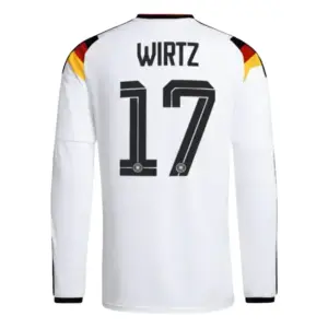 Florian Wirtz 2026 Germany Long Sleeve Home Jersey Back