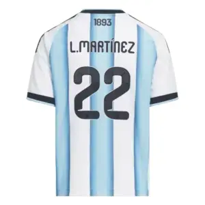 Laurato Martinez 2026 Argentina Home Jersey Back