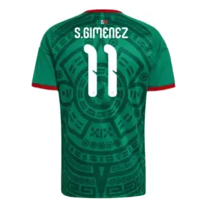 Santiago Gimenez 2026 Mexico Home Jersey Back