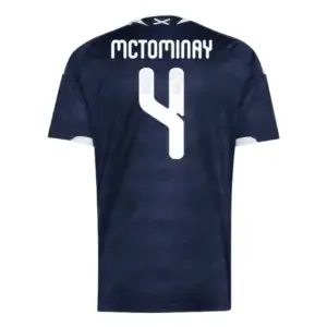 Scott McTominay 2026 Scotland Home Jersey Back