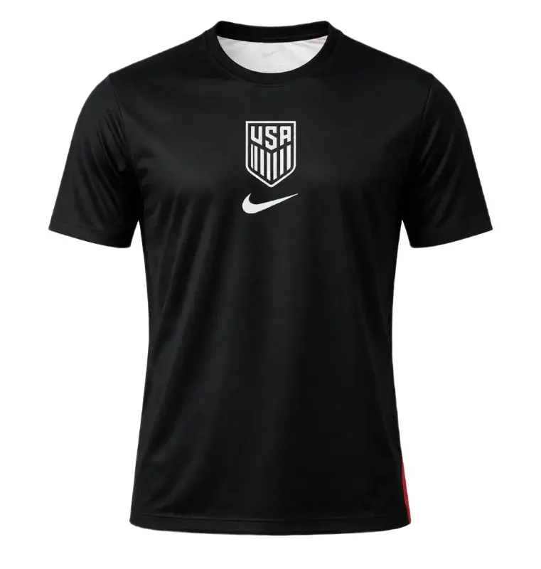 2026 USA Black Goalkeeper Jersey Front