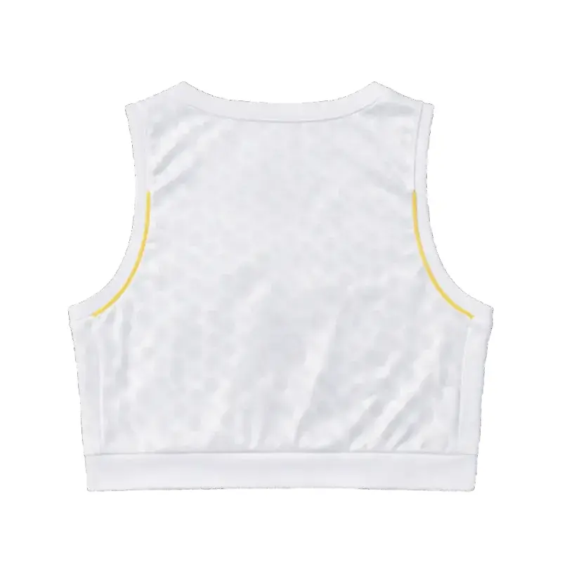 25/26 Real Madrid Crop Top Home Jersey Back